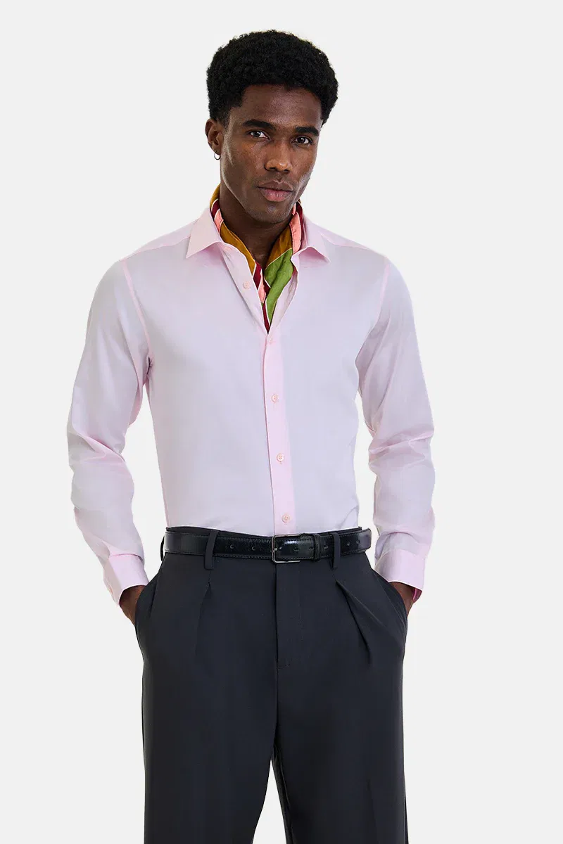 Slim Fit 100% Cotton Luxe Shirt Snitch sale