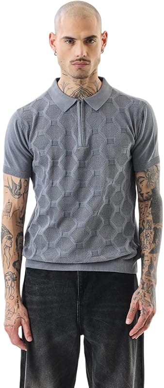 Snitch Linen Casual Shirt – Light Grey