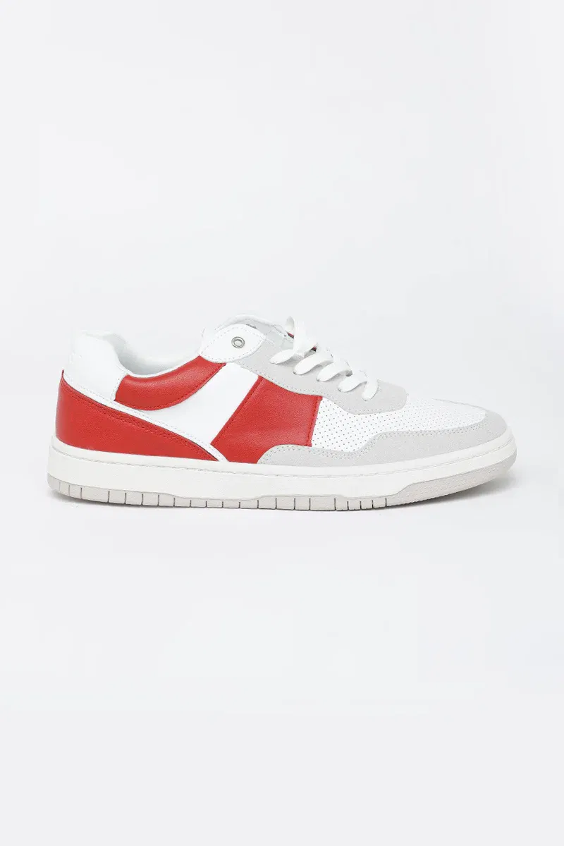 White Color Block Sneakers Snitch sale