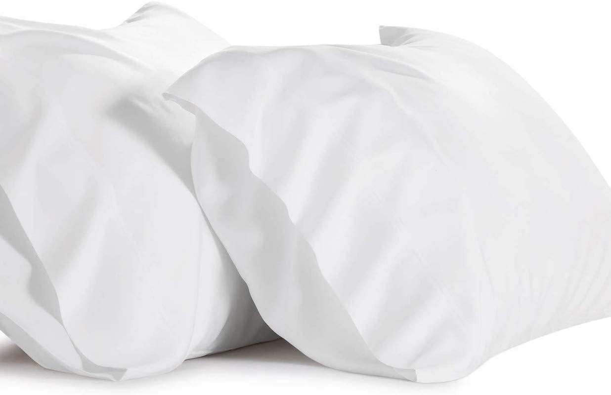 Solid Plain Cotton Pillow Cover Set of 2