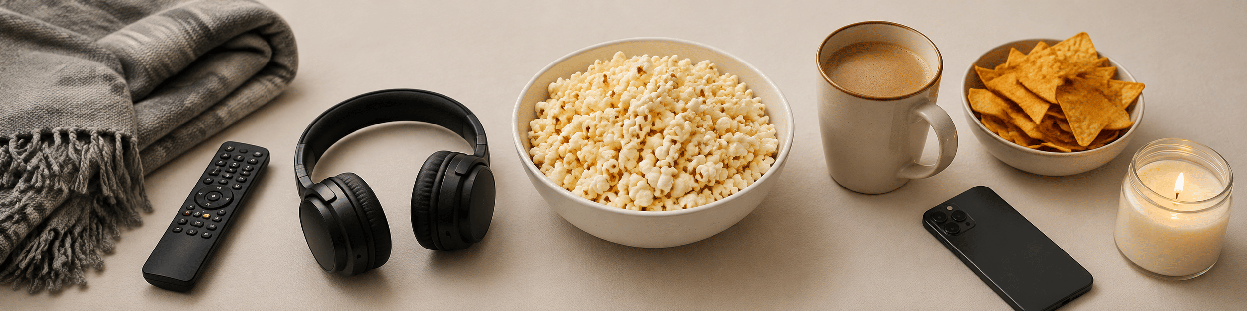 SonyLIV India — Cozy Home Cinema Flat Lay June 2026