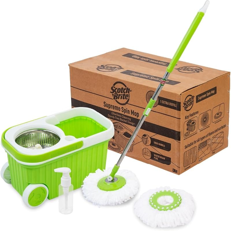 Spotzero Spin Mop with Bucket