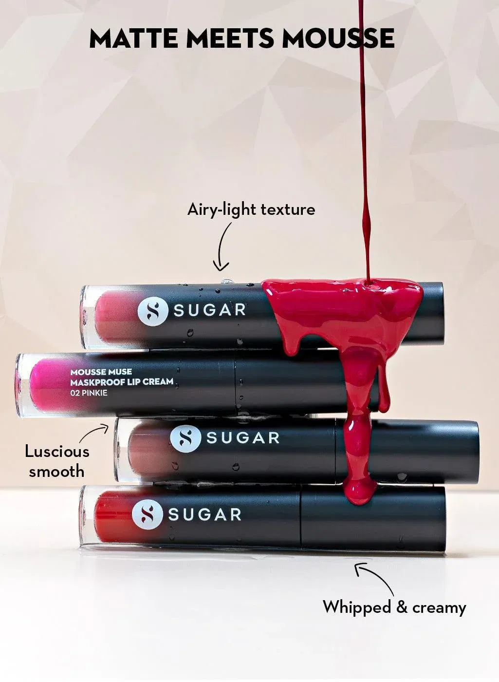 SUGAR Mousse Muse Lip Cream SUGAR Cosmetics sale