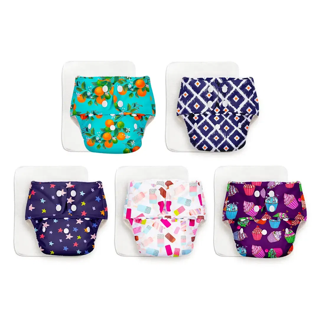 SuperBottoms BASIC Cloth Diaper with EasySnap, Pack of 5 SuperBottoms sale