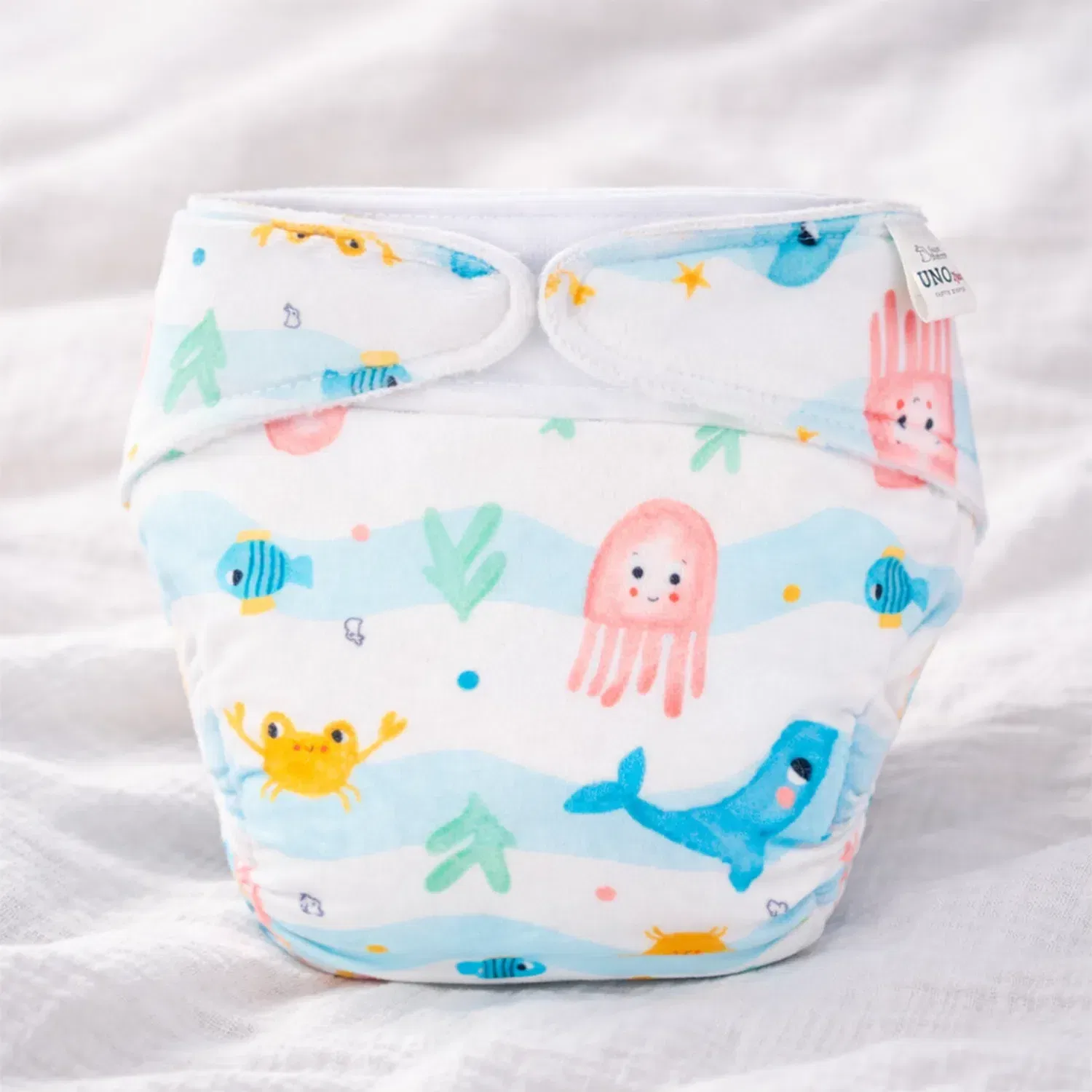 UNO Luxe Cloth Diaper & Soaker Set (Dry Feel Pad + Booster) SuperBottoms sale