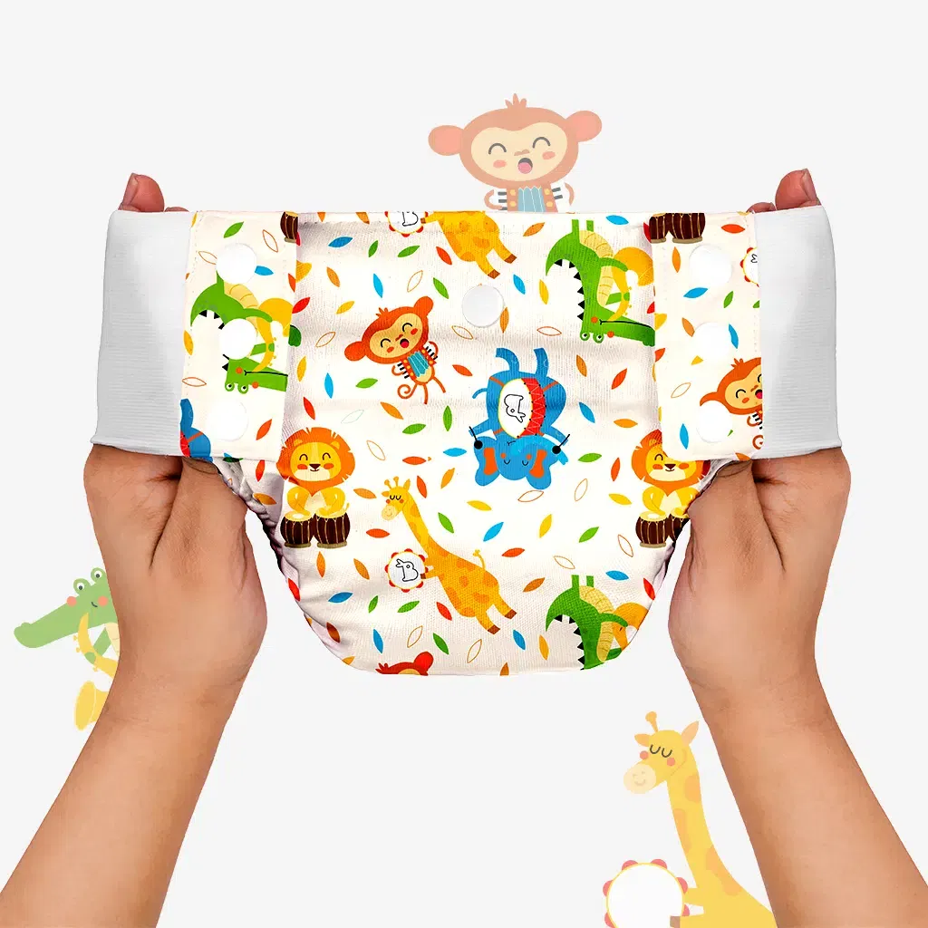 UNO Cloth Diaper Pants - Jungle Beats SuperBottoms sale