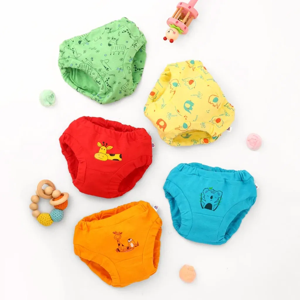 BASIC Cotton Briefs (Wonder Wild) for Kids, Pack of 5 SuperBottoms sale