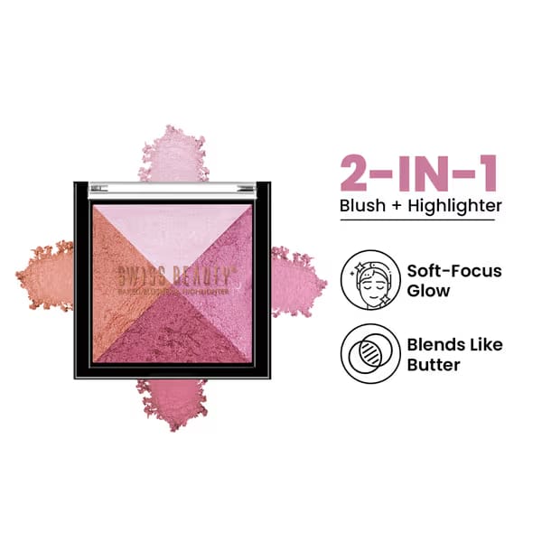 Swiss Beauty Baked Blusher & Highlighter Nykaa sale