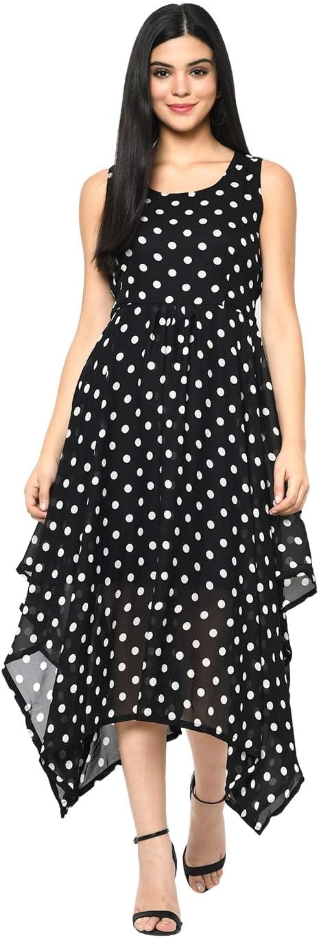 Sztori Polka Dot Wrap Dress