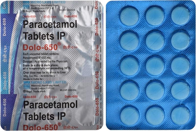 Dolo 650 Paracetamol Tablets on Tata 1mg