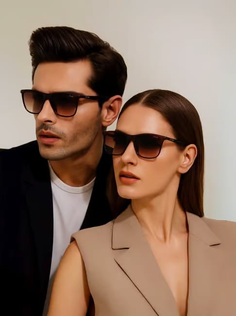 IRUS by IDEE IRUS By IDEE IRS1103C2SG Brown Square Unisex Sunglasses Tata CLiQ sale