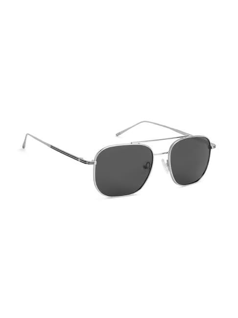 John Jacobs John Jacobs JJ S12503 Grey Polarized Square Sunglasses Tata CLiQ sale