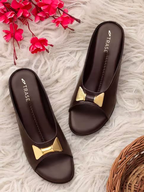 Trase Trase Women's Brown Casual Wedges Tata CLiQ sale