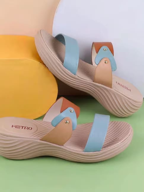 Metro Metro Women's Beige Casual Wedges Tata CLiQ sale