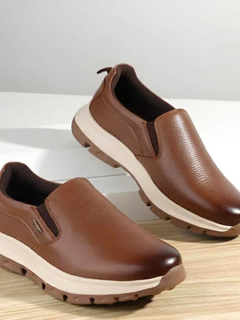 Mochi Mochi Men's Tan Slip-Ons Tata CLiQ sale