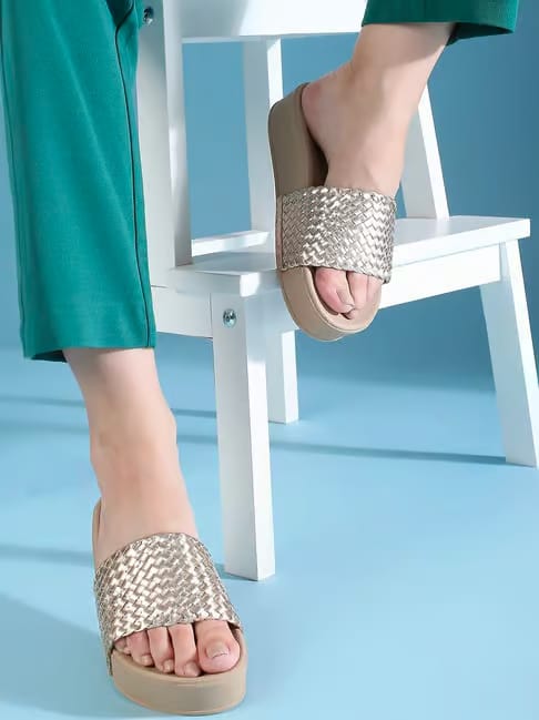 Inc.5 Inc.5 Women's Rose Gold Casual Sandals Tata CLiQ sale