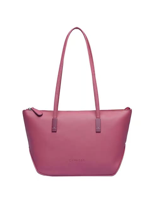 Caprese Pavel Light Pink Solid Large Tote Handbag Tata CLiQ sale