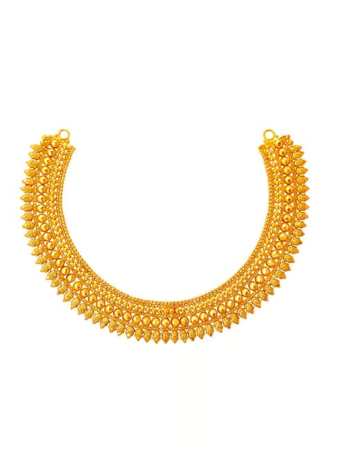 Muthoot Pappachan Swarnavarsham 22Kt Swarna Necklace Tata CLiQ sale
