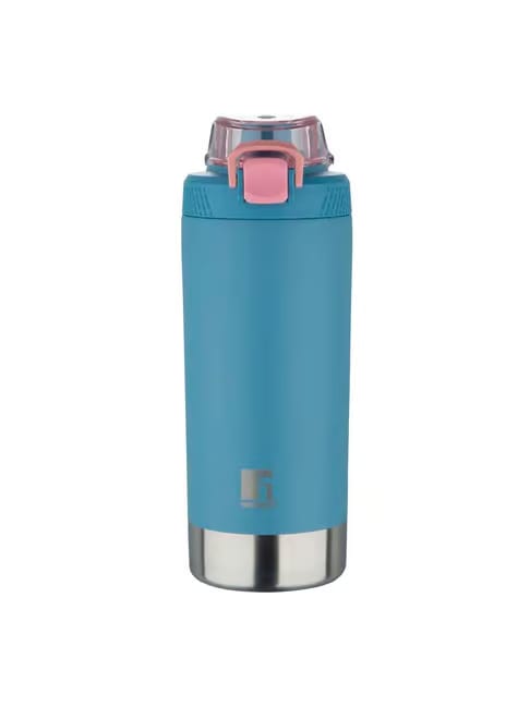 Bergner Walking Blue Stainless Steel Thermosteel Hot and Cold Flask (0.72 L) Tata CLiQ sale