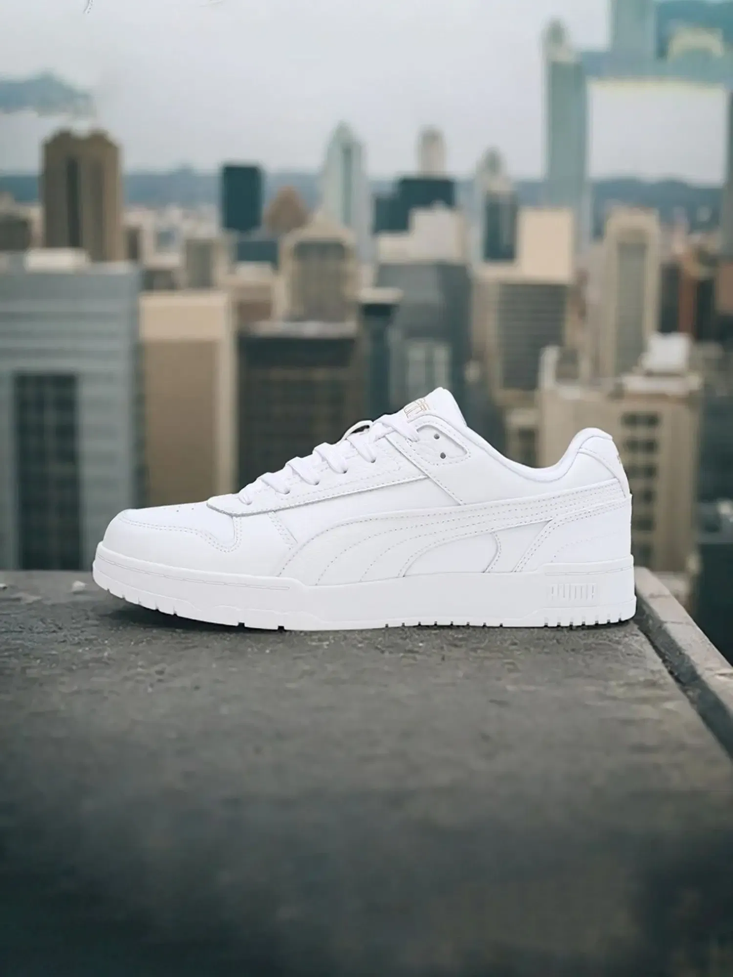 Puma Men's Court Shatter Ivory Casual Sneakers Tata CLiQ sale