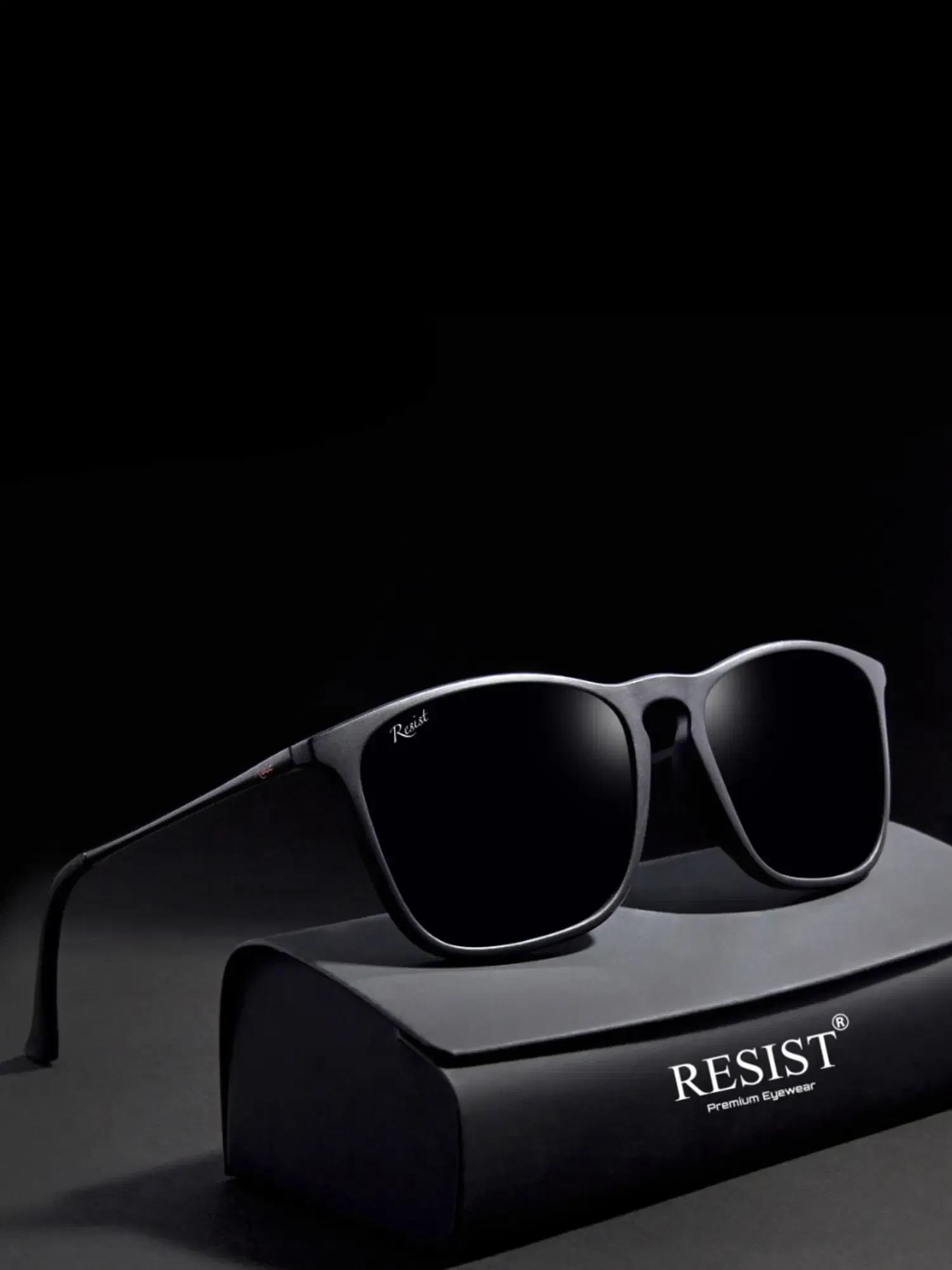 Resist Eyewear Black Wayfarer Unisex Sunglasses Tata CLiQ sale