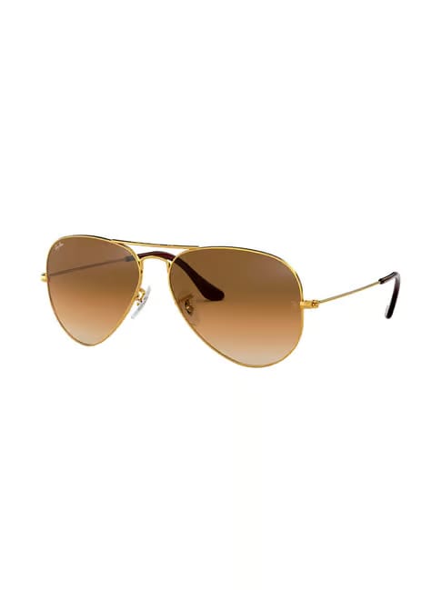 Ray-Ban Men Gradient Brown Lens Pilot Sunglasses Tata CLiQ sale