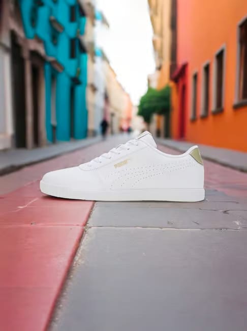 Puma Women's Carina Slim Perf White Sneakers Tata CLiQ sale