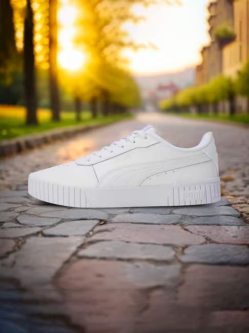Puma Women's Carina 2.0 White Sneakers Tata CLiQ sale