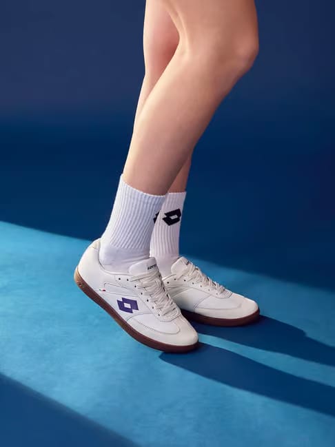 Lotto Women's Mavin Court White & Purple Sneakers Tata CLiQ sale