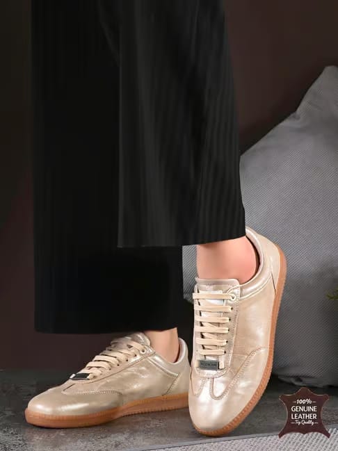 HOVERSOUL x Nico Nerini Women's AUREA Camel Brown Sneakers Tata CLiQ sale