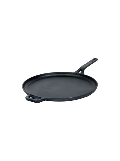 Meyer Pre-Seasoned Cast Iron Flat Dosa Tawa, 28 cm, Black Tata CLiQ sale