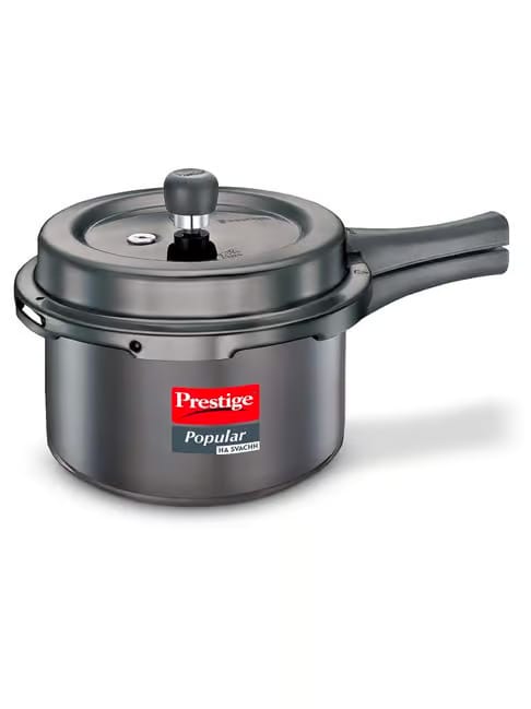 Prestige Popular Svachh Hard Anodised Pressure Cooker, 3 L Tata CLiQ sale
