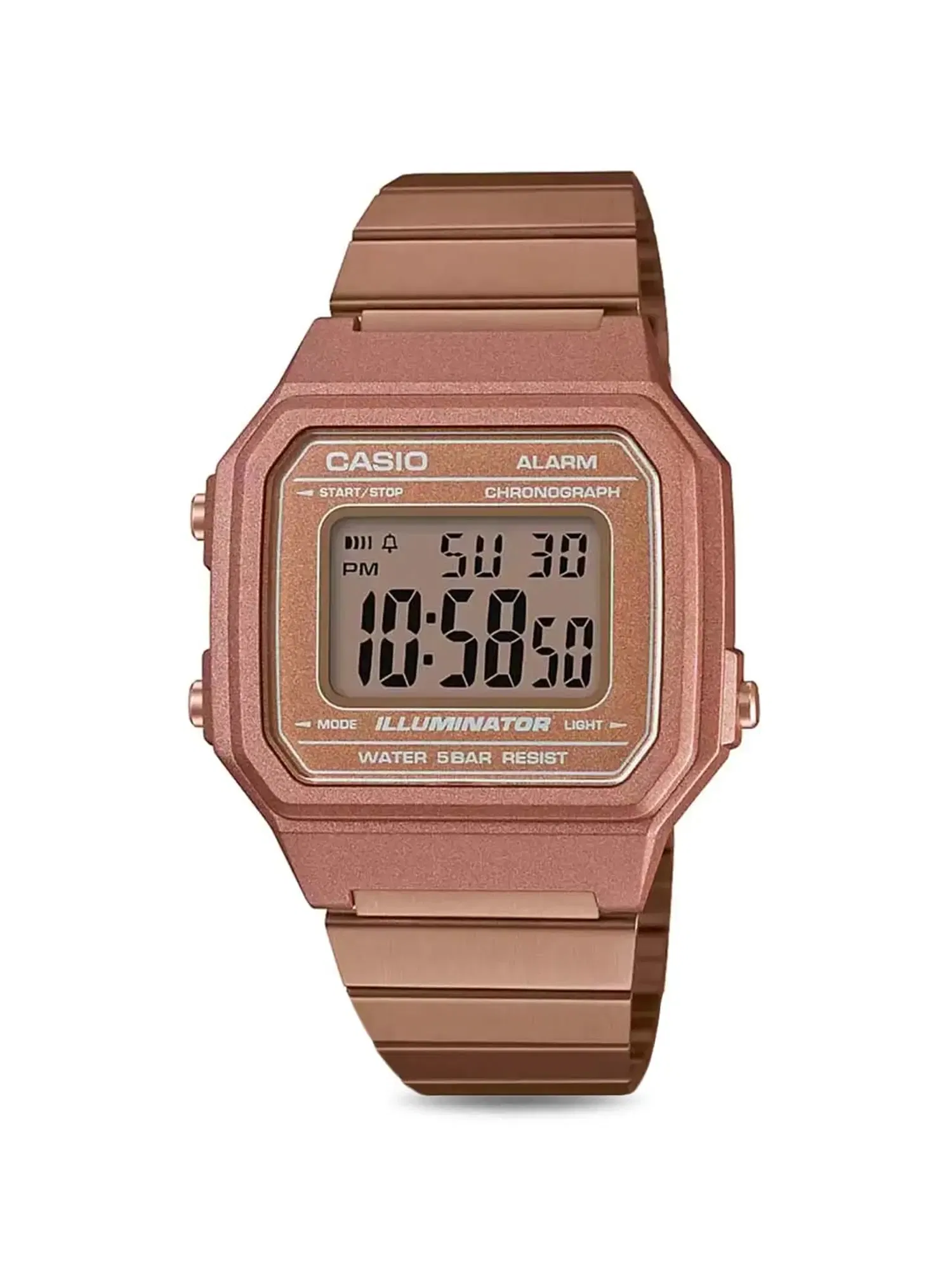 Casio Vintage B650WC-5ADF Rose Gold Digital Dial Watch Tata CLiQ sale