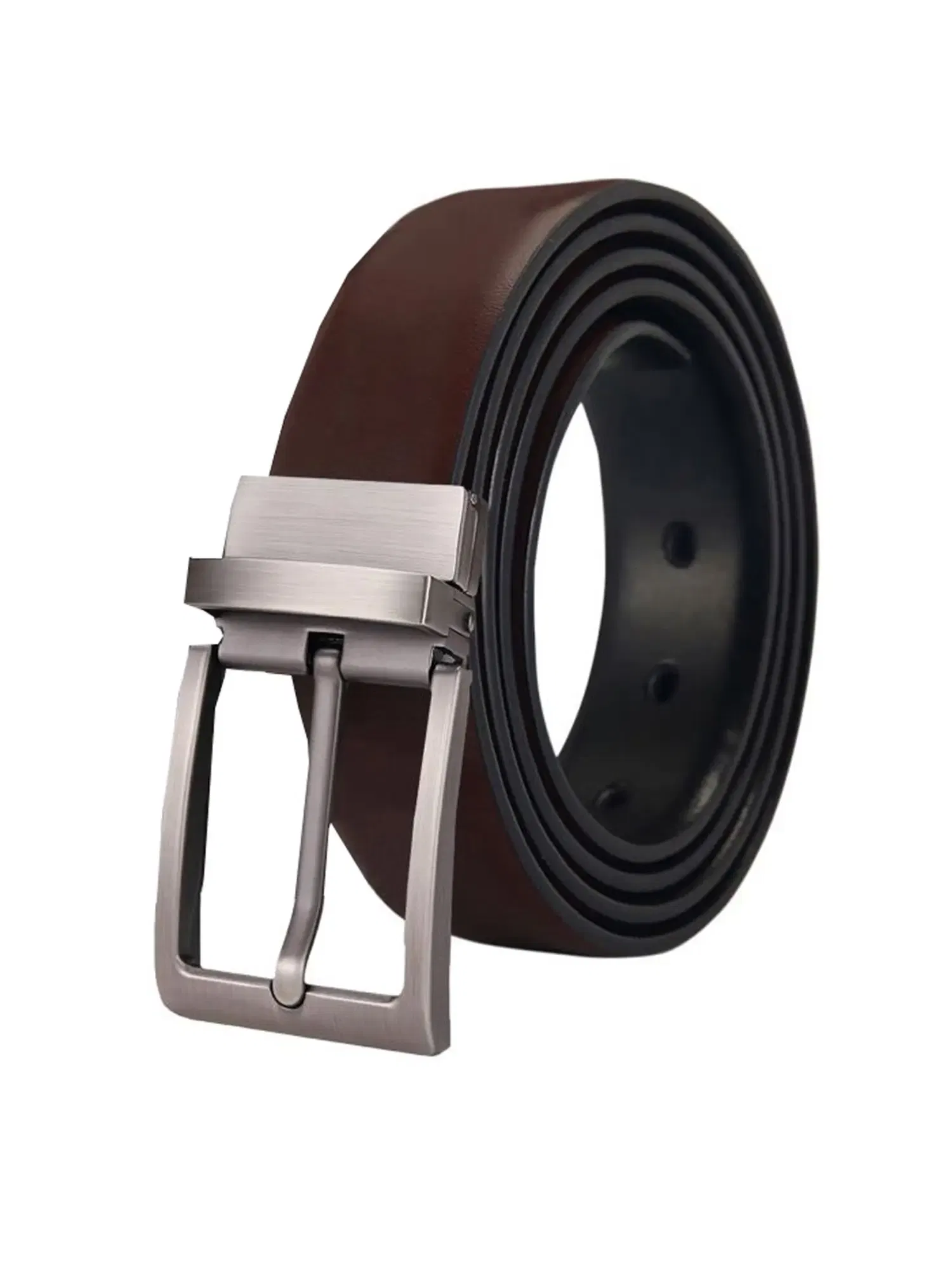 Scharf Reversible Vegan Leather Belt for Men Tata CLiQ sale