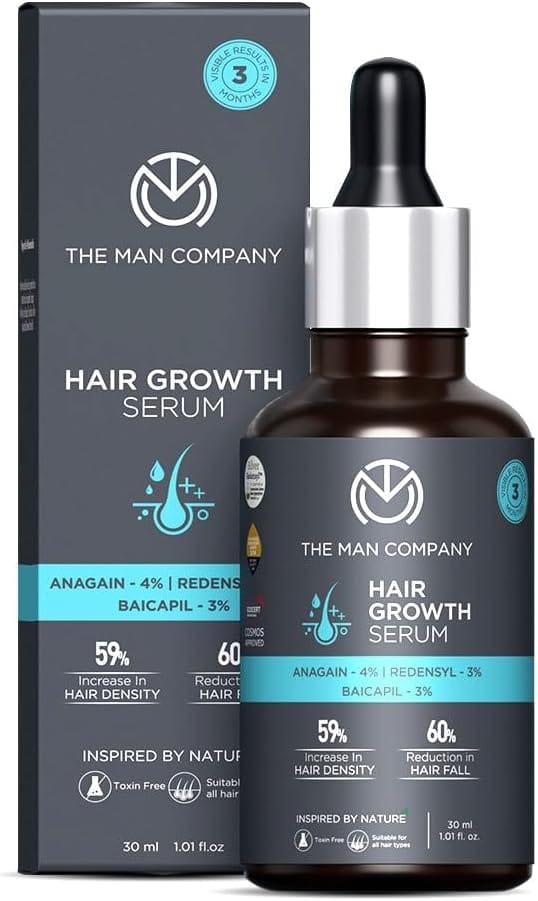 The Man Company Almond Oil Hair Serum