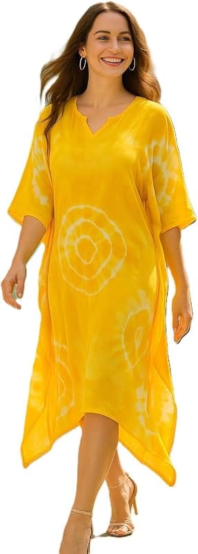 SASSAFRAS Tie-Dye Oversized Casual Dress