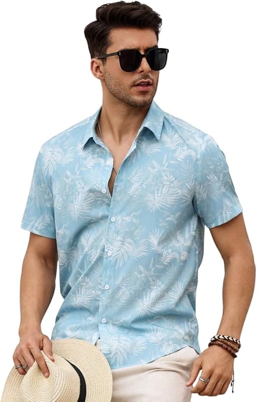 Snitch Tropical Print Resort Shirt