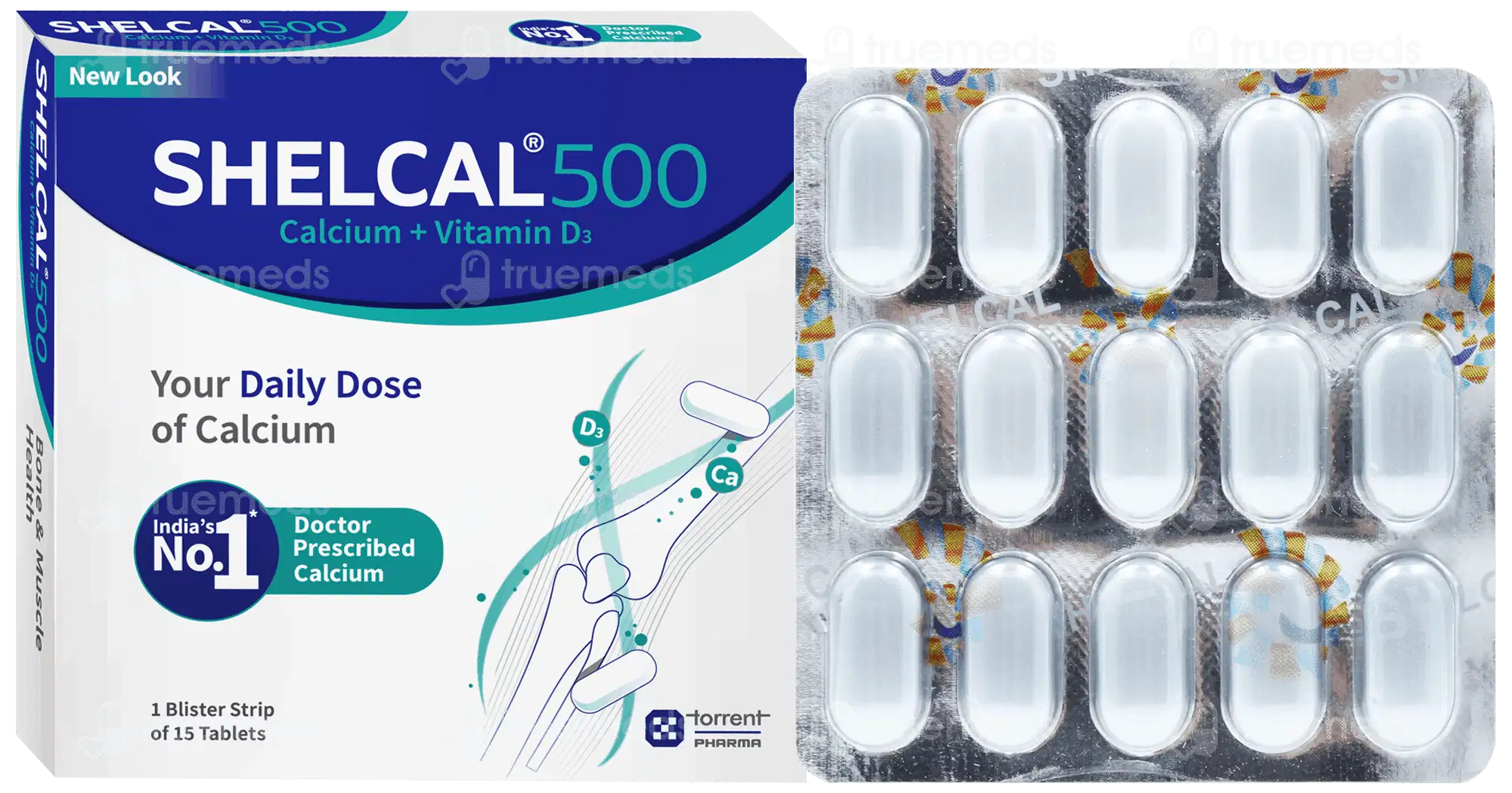 Shelcal 500 Tablet 15 TrueMeds sale