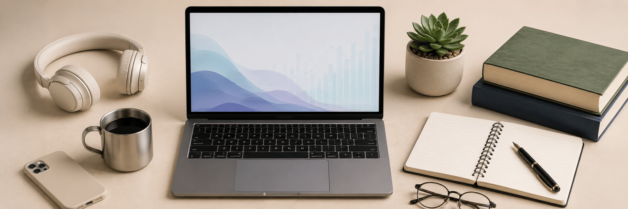 Udemy India — Student Study Workspace Flat Lay June 2026