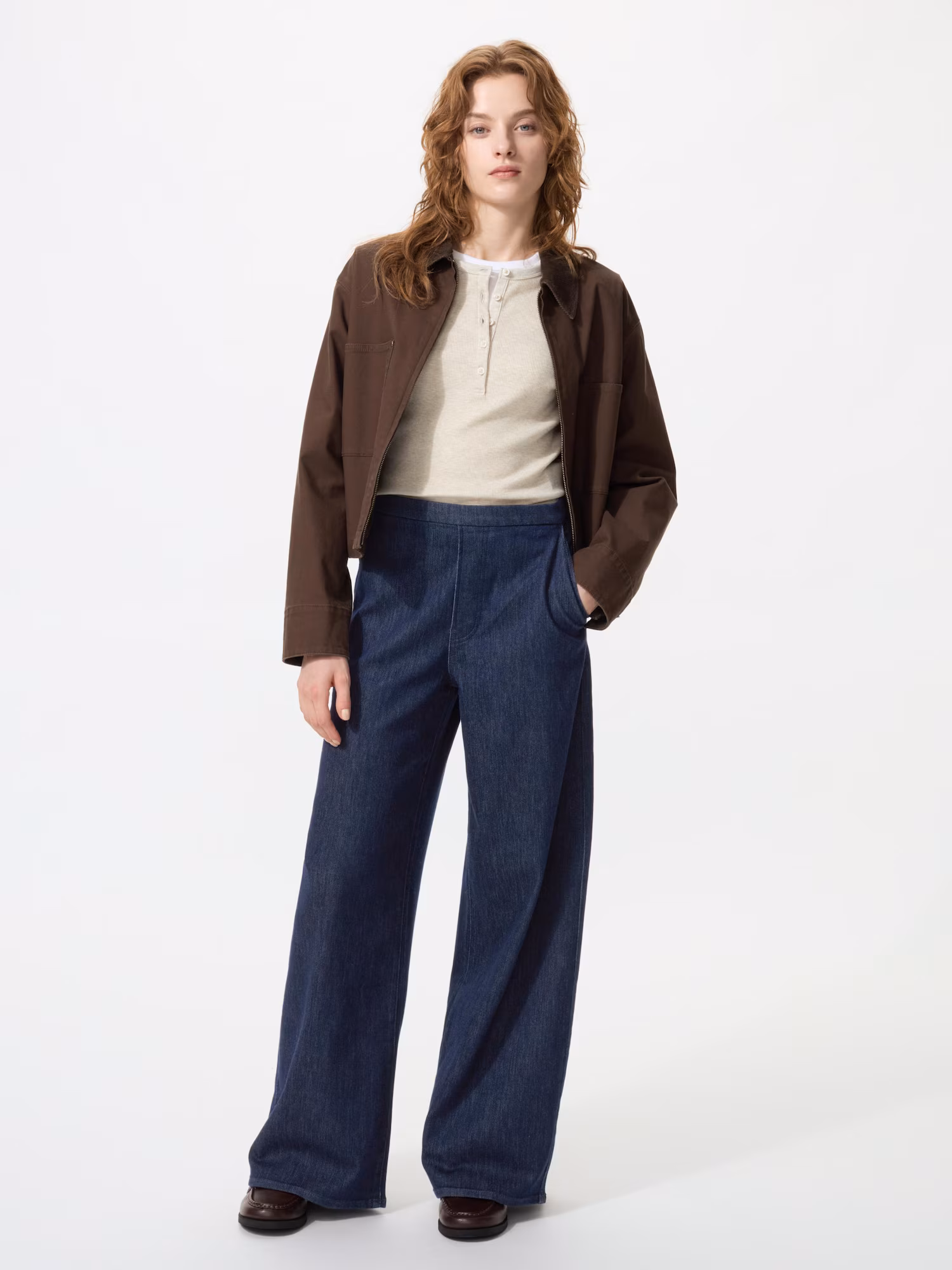 Ezy Denim Relaxed Pants Uniqlo sale