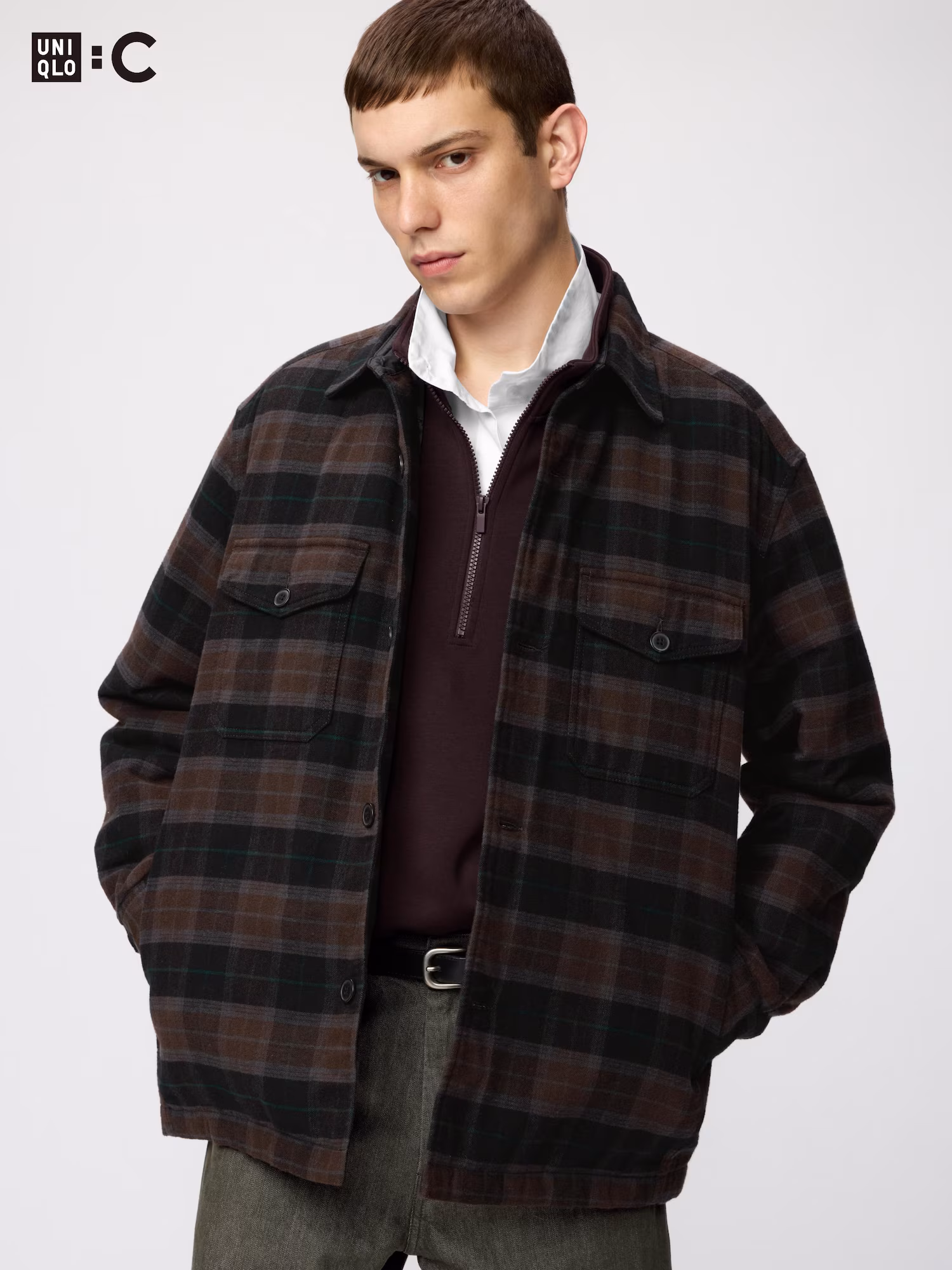Padded Shirt Jacket Uniqlo sale