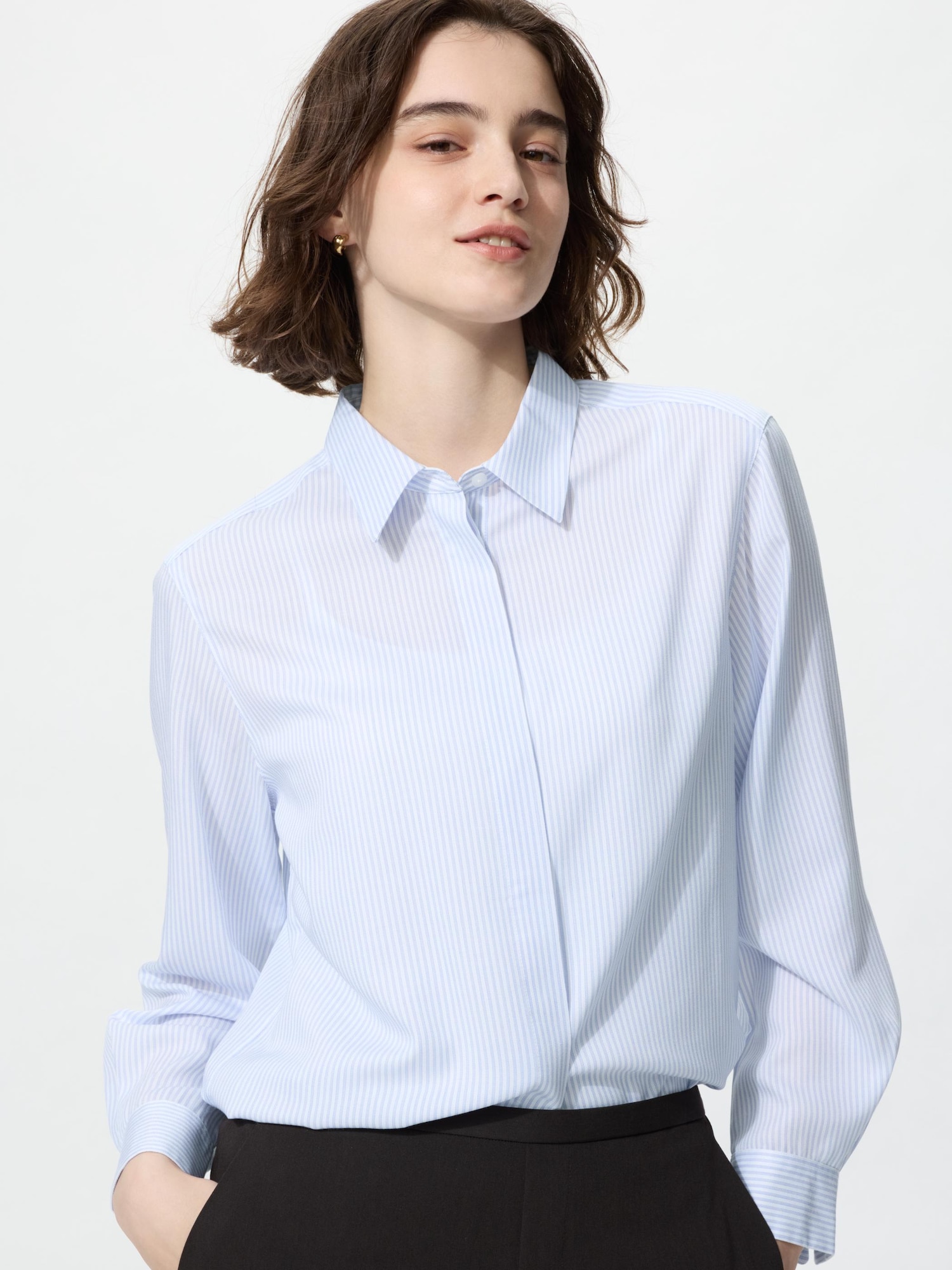 Rayon Blouse (Women) Uniqlo sale