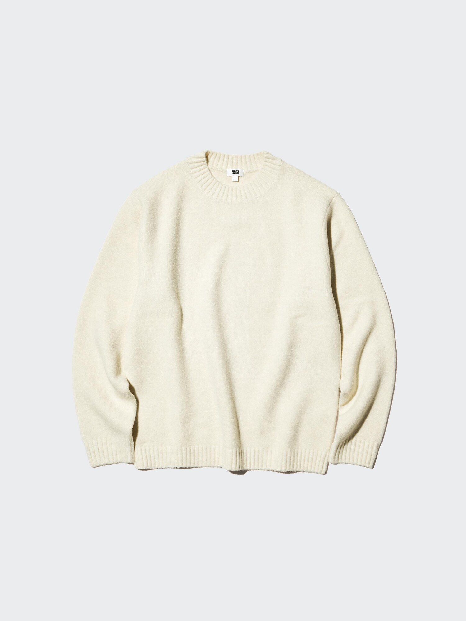 Souffle Yarn Crew Neck Sweater (Men) Uniqlo sale