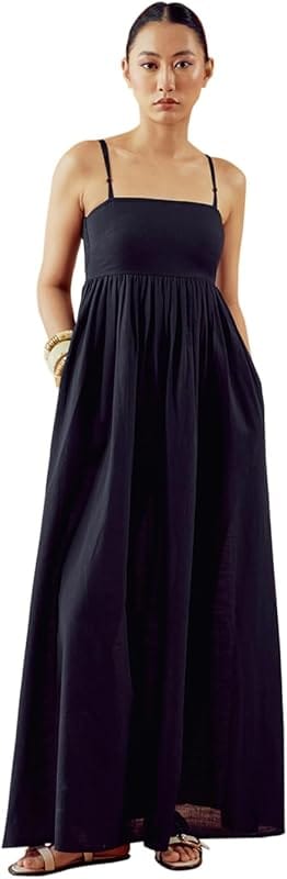 Uniqlo Linen Blend Dress — Women