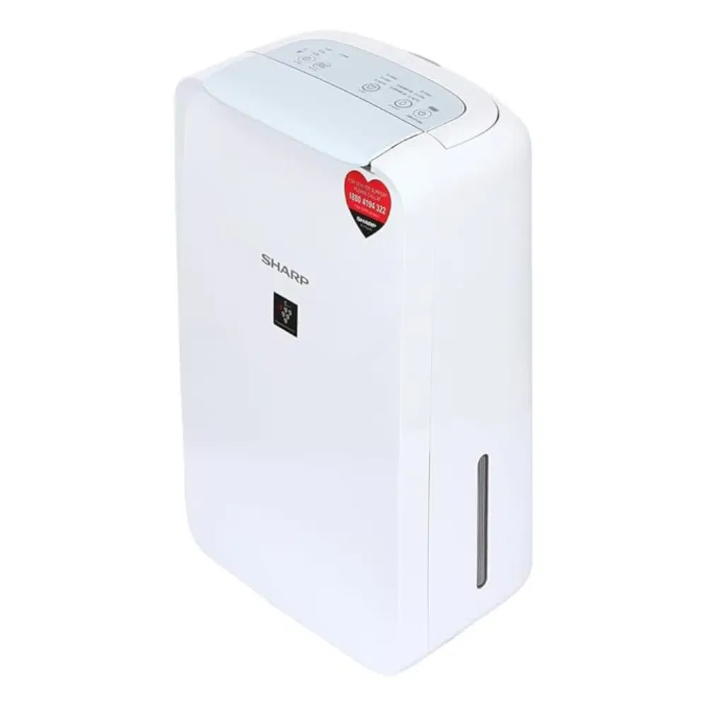 Sharp DW-P10M-W Dehumidifier, 10L/Day Moisture Removal, Plasmacluster Vijay Sales sale