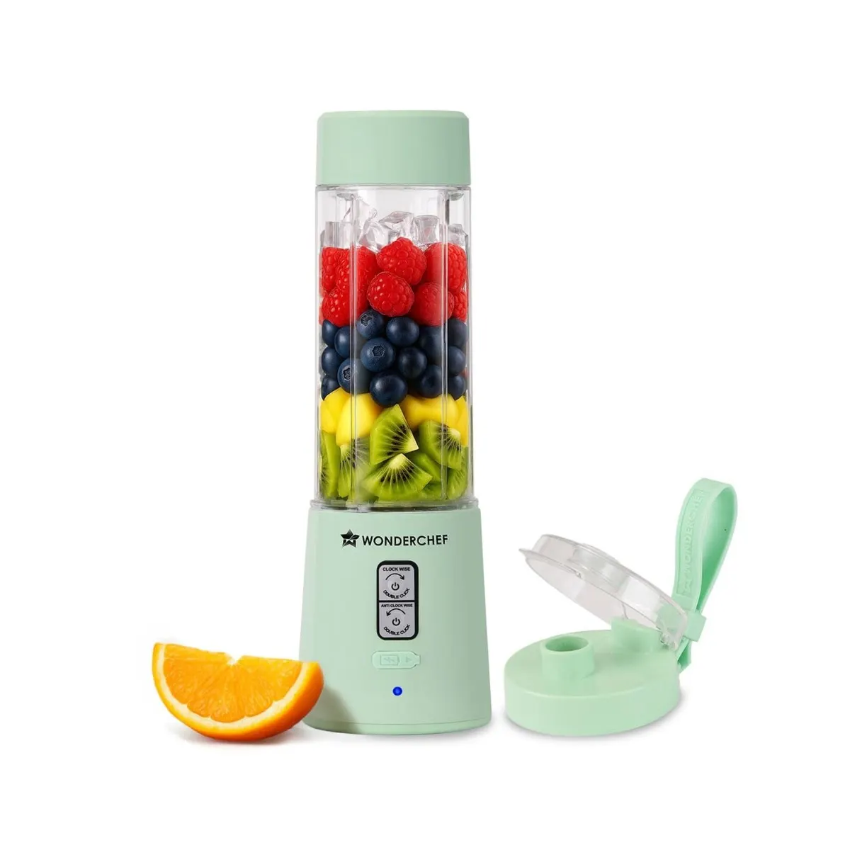 Wonderchef Twister Portable Blender | 150W Power | 500ml Jar | Stainless Steel Blades | Port Vijay Sales sale
