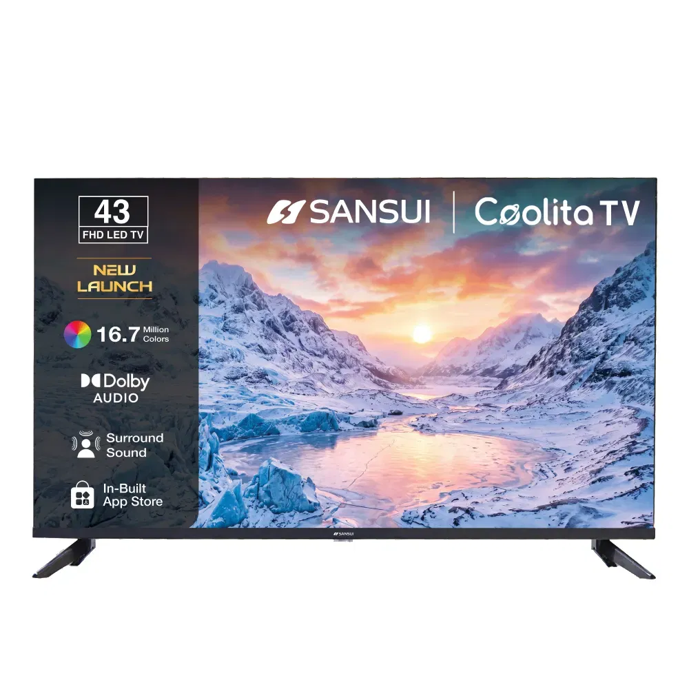 SANSUI 109 cm (43 inch) Full HD Smart LED TV Vijay Sales sale