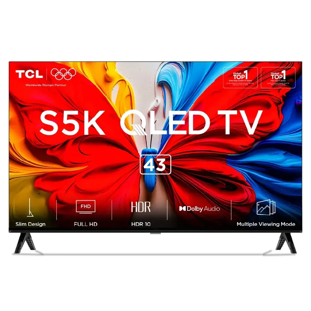 TCL S5K Series 108 cm (43 inch) Full HD QLED Smart Google TV Vijay Sales sale