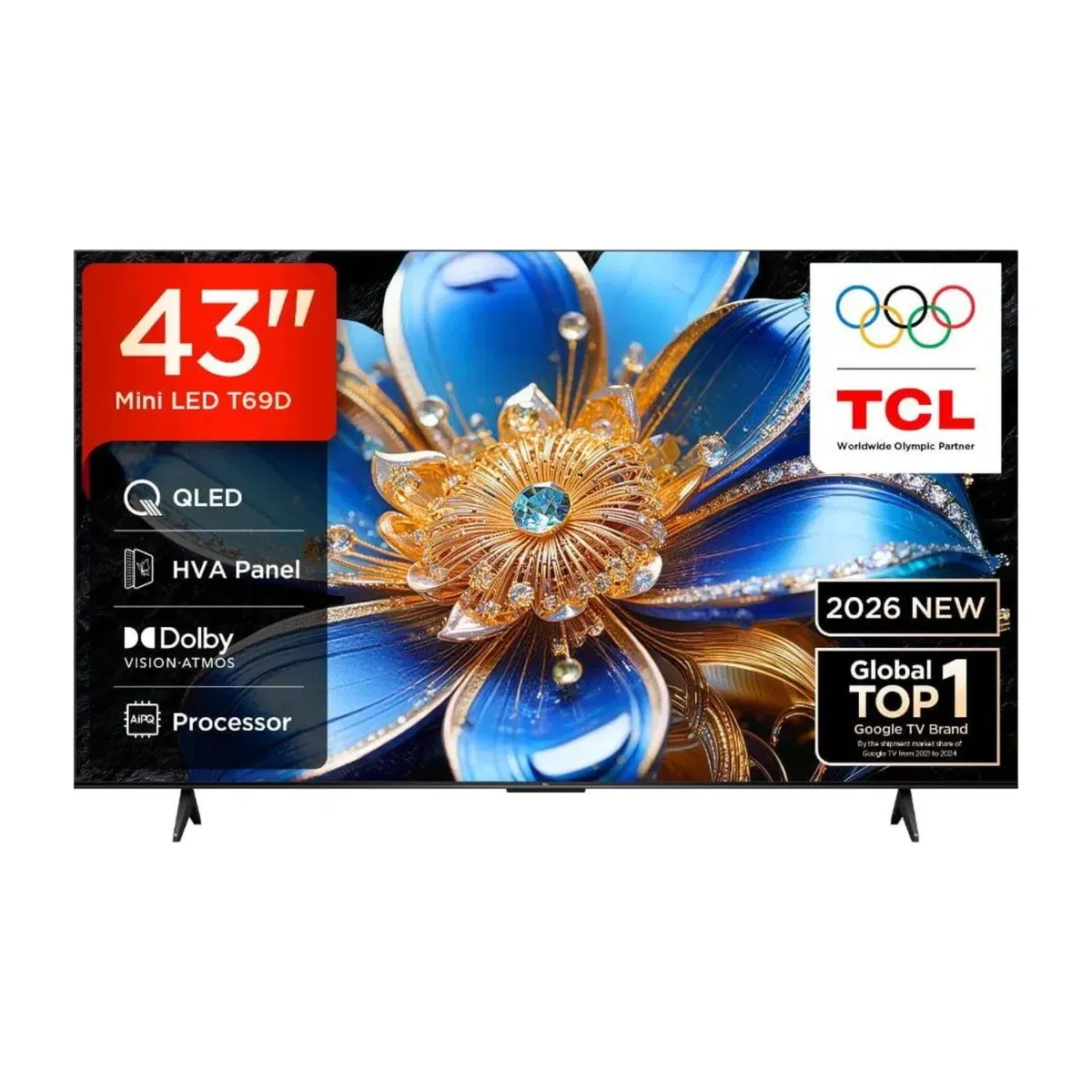 TCL 108cm (43 inch) 4K Ultra HD QLED Smart Google TV Vijay Sales sale