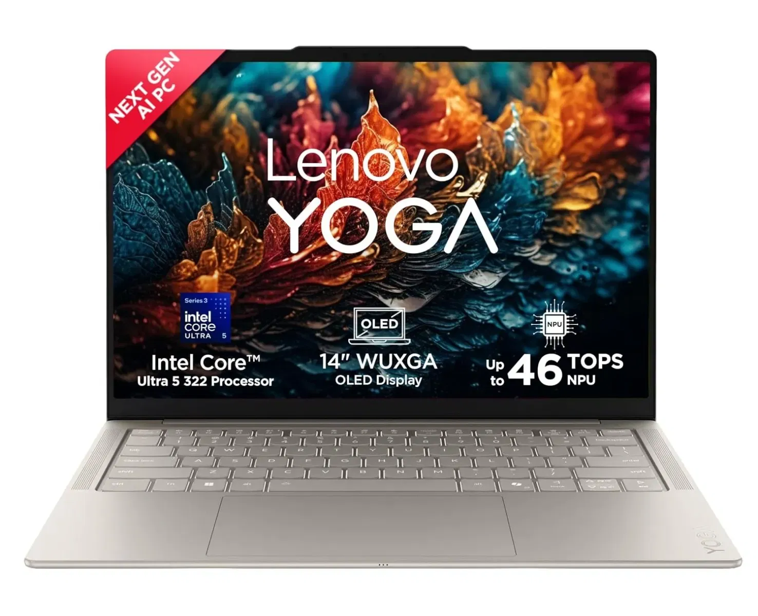 Lenovo Yoga Slim 7 Aura Edition Laptop (Intel Core Ultra 5/ 16GB RAM/ 512GB SSD/ 14 Inch (35.56 cm) OLED WUXGA Vijay Sales sale